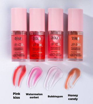 Олія для губ Lip Oil Pink Kiss  ,Zola  61 фото